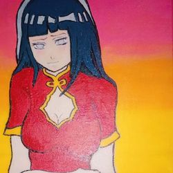 Hinata Hyuga Naruto Painting 