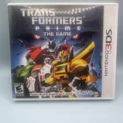 Transformers Prime: The Game (Nintendo 3DS, 2012) Complete / Tested