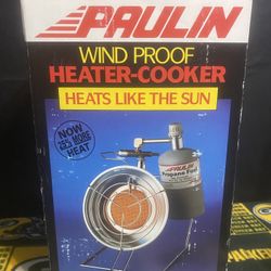 Paulin Outdoor Wind Proof Propane Heater-Cooker-Model# 3500. 