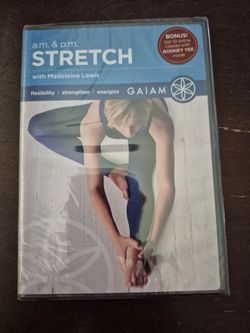 Gaiam A.M. & P.M. Stretch DVD with Madeleine Lewis