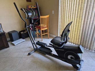 Pro form Elliptical bike & treading