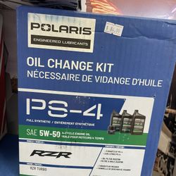 Oil Change Kit For Polaris RZR Turbo