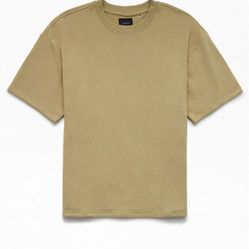 Tan PacSun Fleece T-Shirt