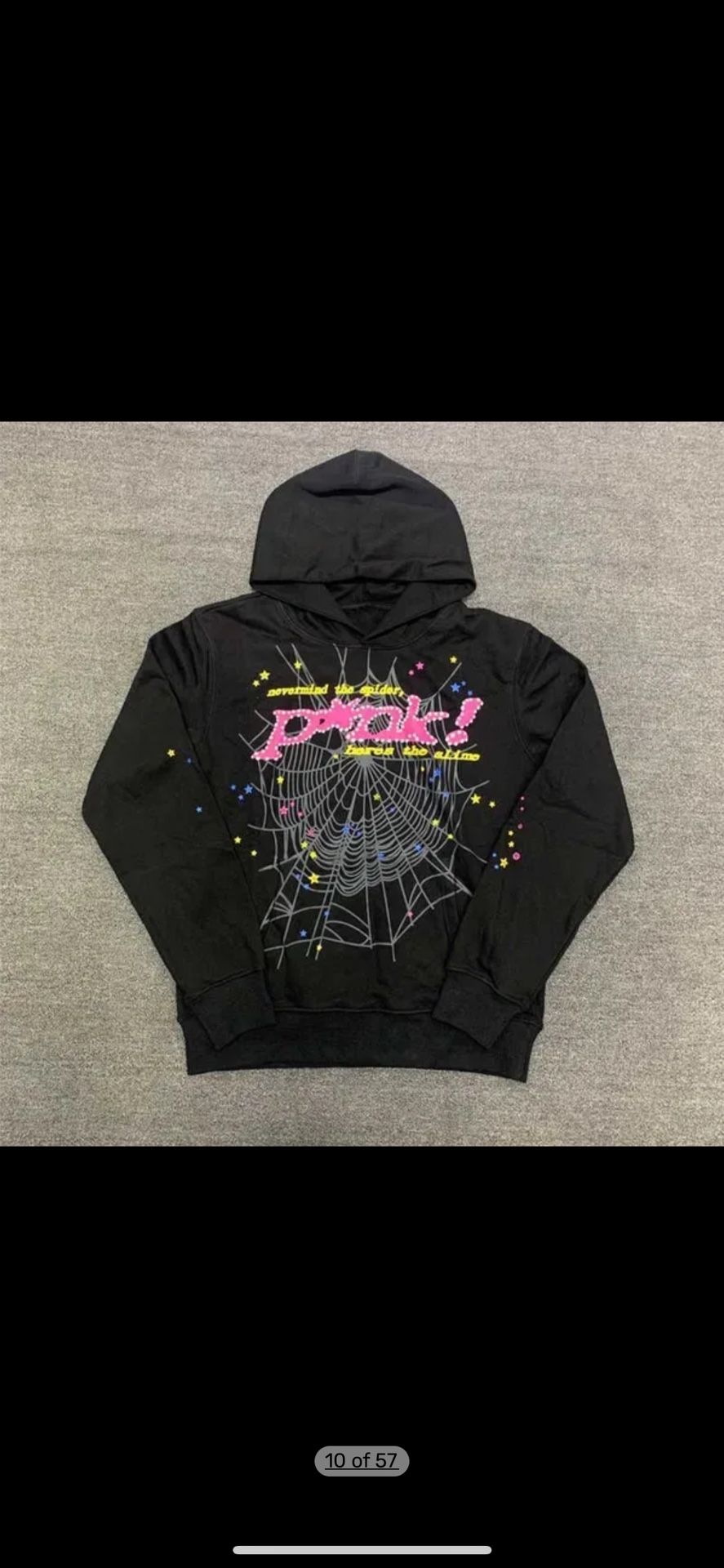 black sp5er hoodie