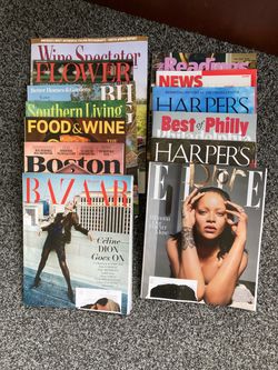 ALL 12 New a current Popular Magazines For $4