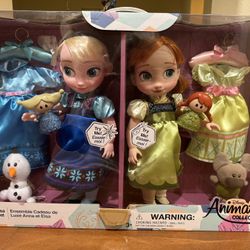 Frozen Animators Collection Limited Edition Dolls. Retired Three Years Ago. Mint Condition. Frozen Disney Princess Dolls.