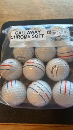 12 Callaway Chrome Soft-Triple Track