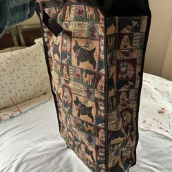 Wheeled Tapestry Cart 