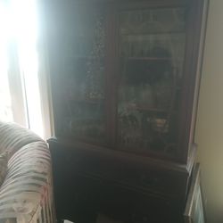 Antique China Cabinet, and Hutch