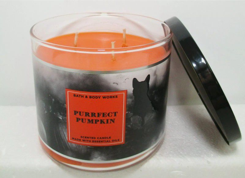 🎃 PURRFECT PUMPKIN 🎃 3-WICK CANDLE