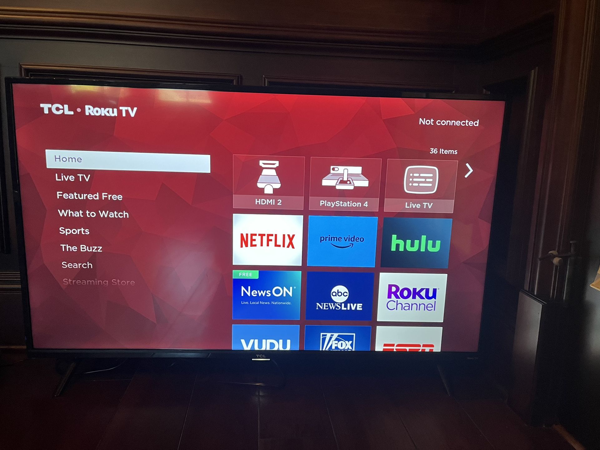 TCL 50 Inch 4K Smart LED Roku TV