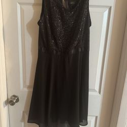 Black sequence Dress