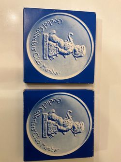 Vintage Goebel Collectors Club Coasters/Trivets with Original Boxes
