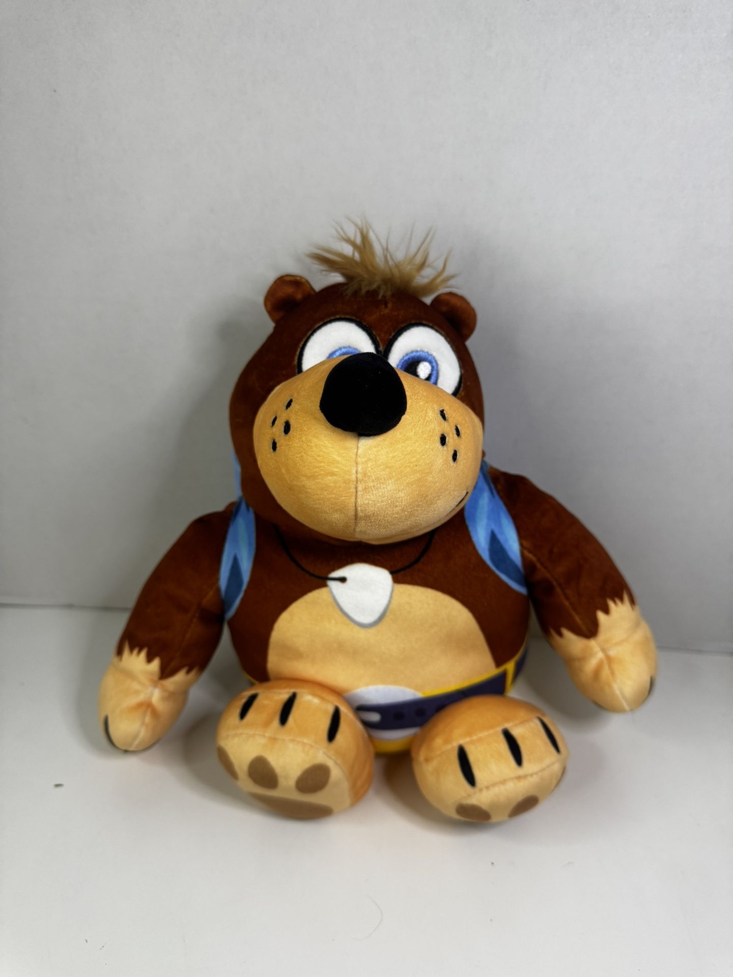 Banjo Kazooie Plush Club Mocchi Mocchi Bear Bird Video Game 10" NO BIRD RARE