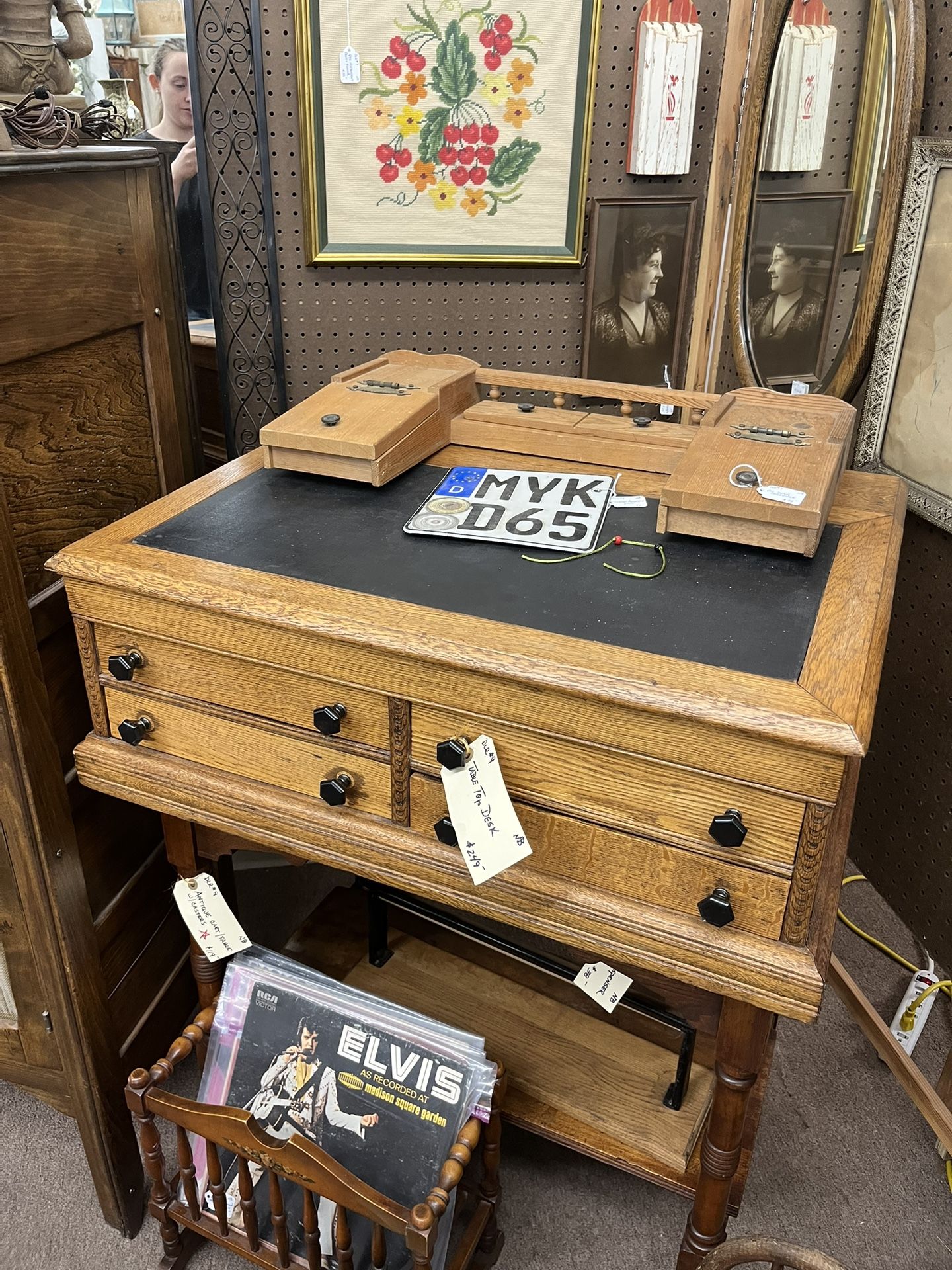 Antique Table Top Desk