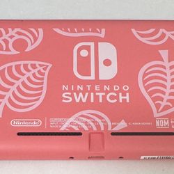 Animal Crossing switch lite 