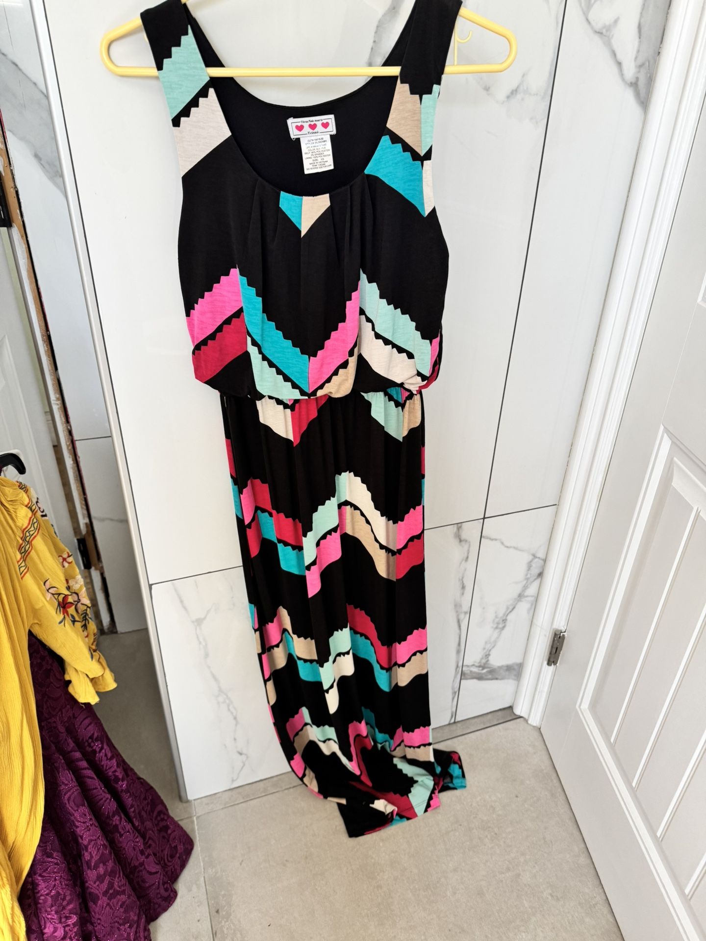 Pattern Dress Long