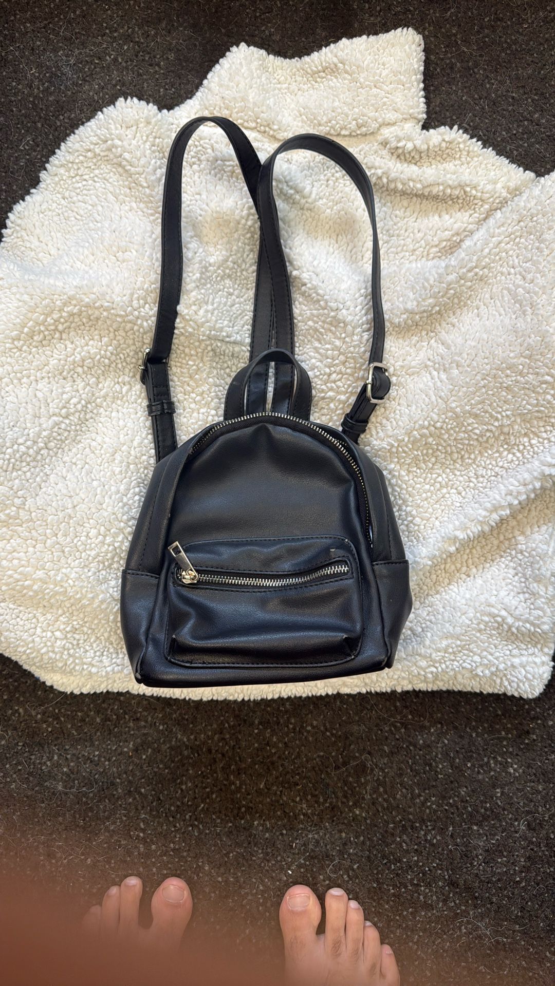 Small Black Backpack 