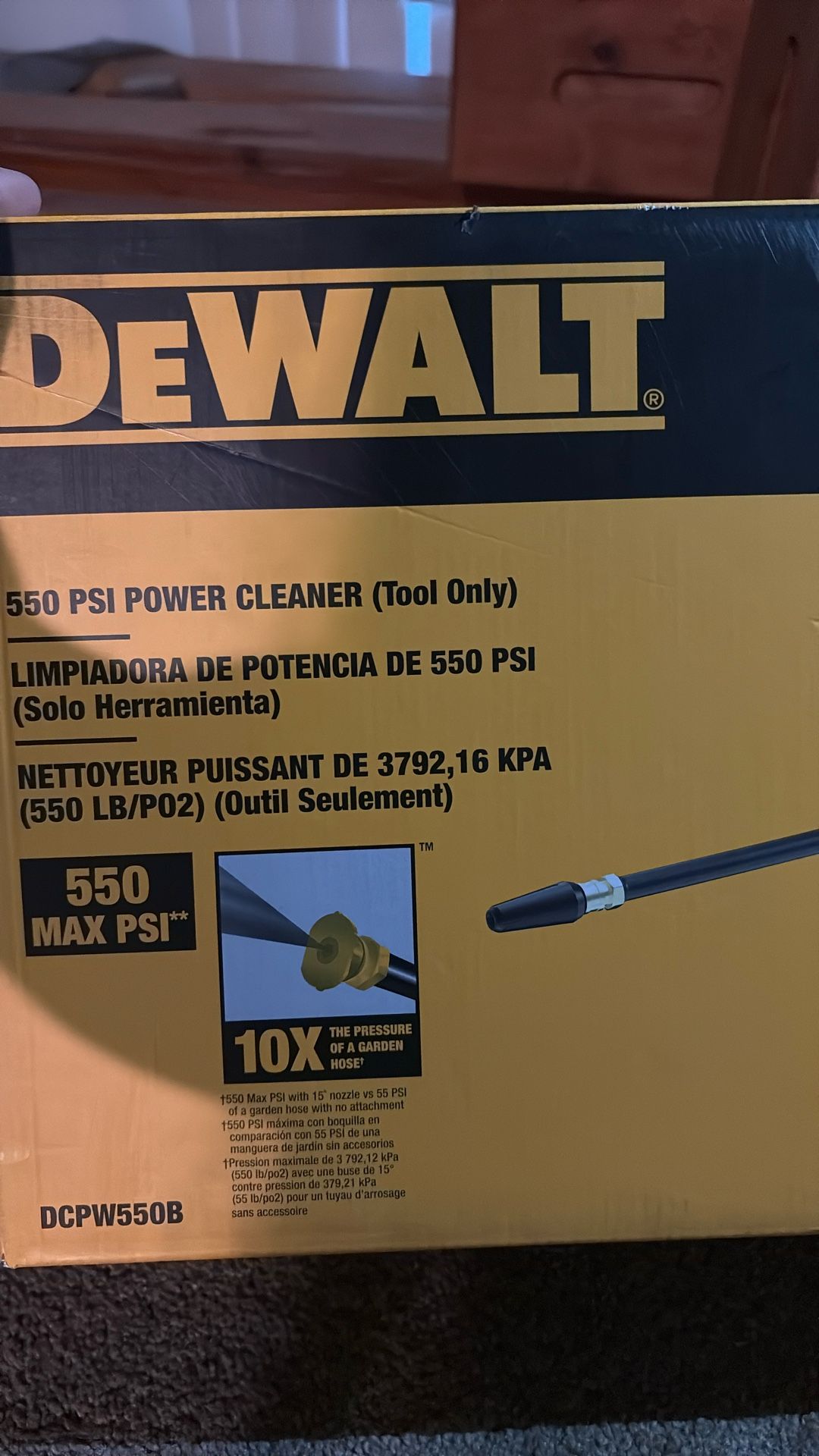 Dewalt 550 Power Cleaner Tool Only