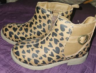 Leopard Print Boots Size 10T