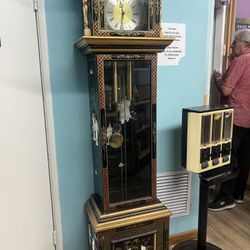 Antique Chinese Grandfathers Clock 
