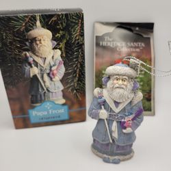 Papa Frost Ornament Midwest Imp Heritage Santa Collection Santa Of Great North