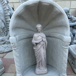 New San Judas Made Out Of Cement Perfect Gift 