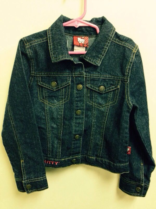 Girls Hello Kitty size 5 jean jacket