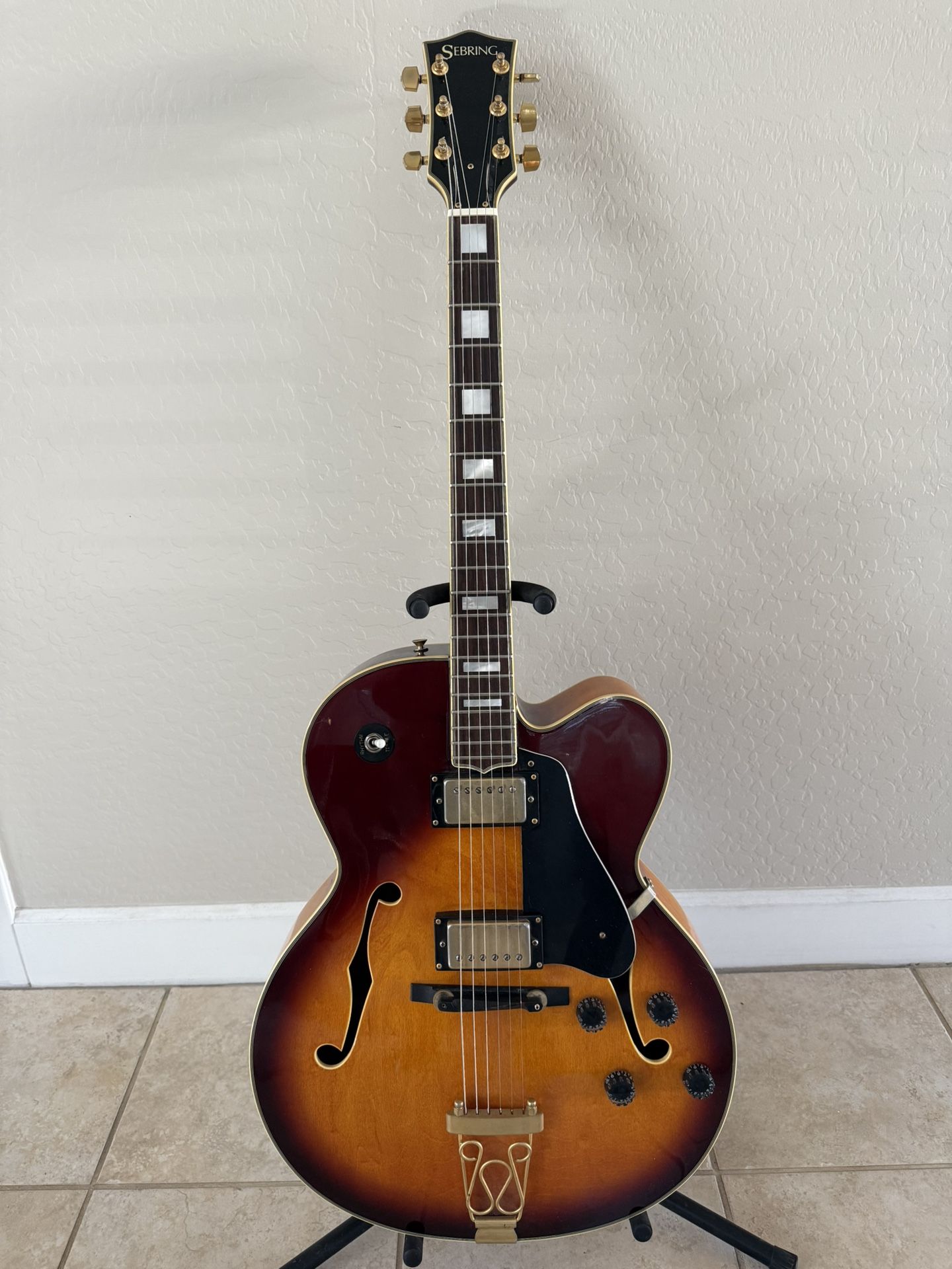 Vintage Sebring Hollowbody Electric Guitar