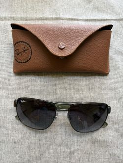 Brand-New Ray-Ban RB3530 Square Double-Bridge Sunglasses – Grey Gradient