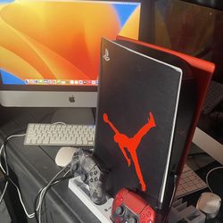 Ps5 With 2 Controllers And 5 Games & APPLE IMAC 