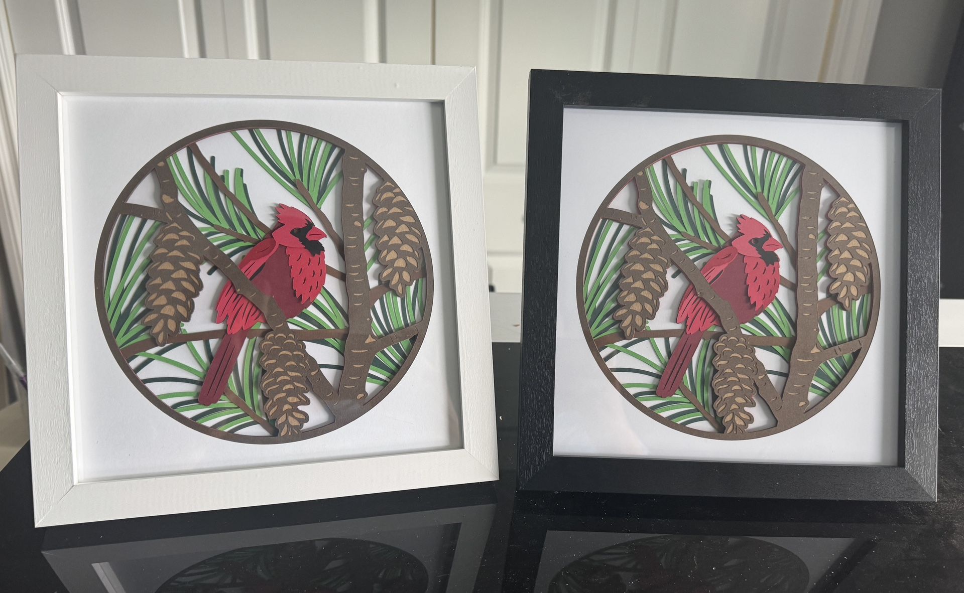 Cardinal- Layered Paper Craft