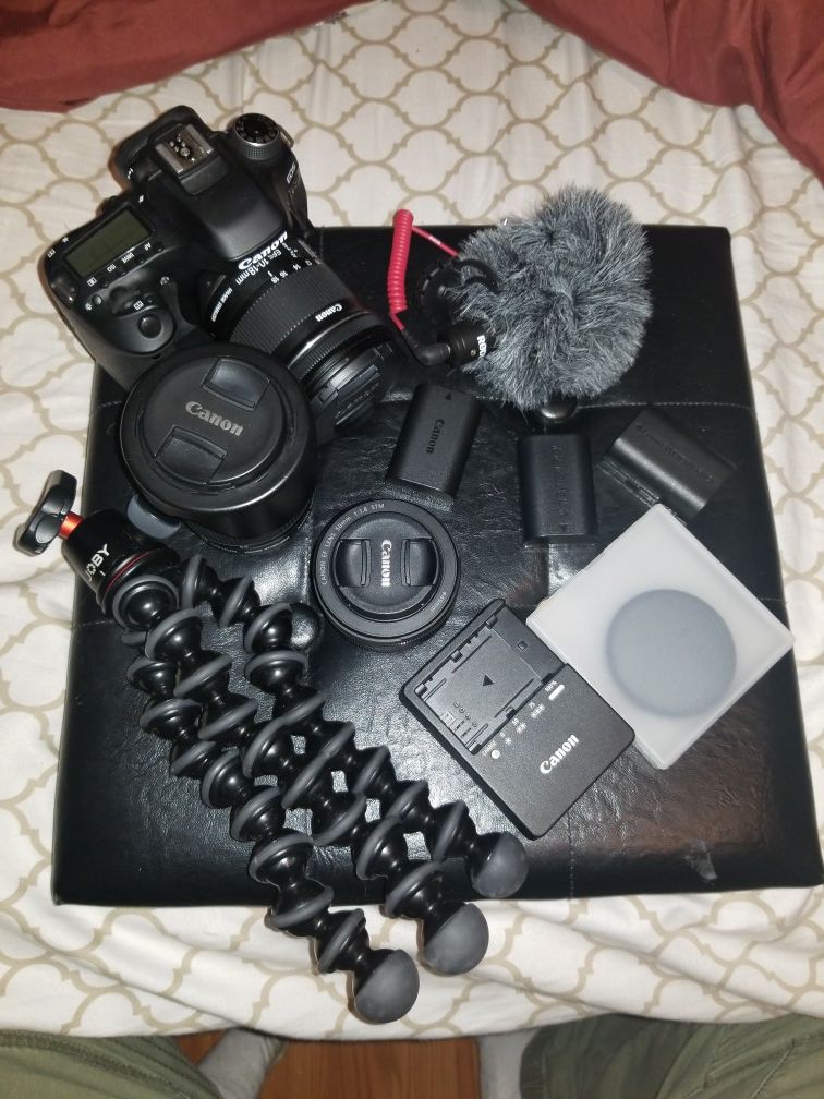 Canon 80d with extras!