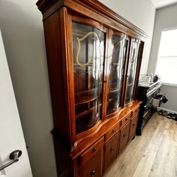 Saginaw China Cabinet Antique 