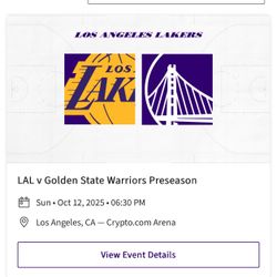 Lakers vs Warriors 