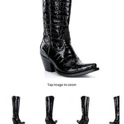 Ariat Casanova Croco Embossed Boots 8