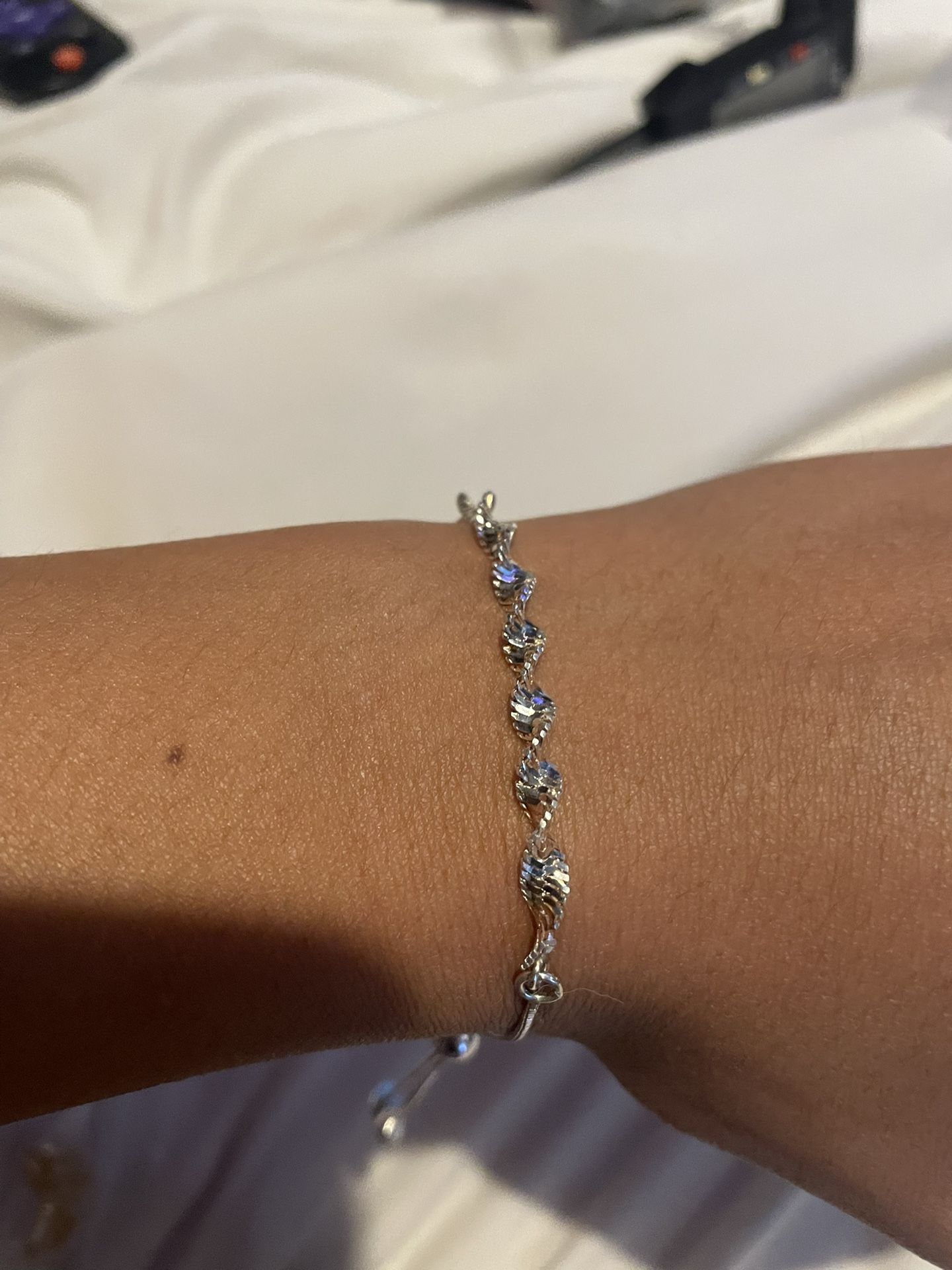 7-9” Adjustable 925 Sterling Silver Bracelet 