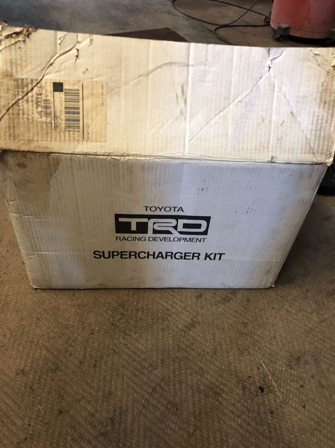 Factory Toyota TRD Supercharger