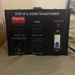 Dayton Step Up and Down Transformer 