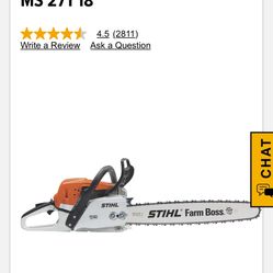 Still 18 Inch Farm Boss Chainsaw With Case