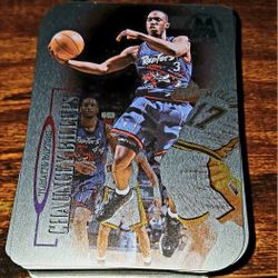 Stainless steel basketball cards