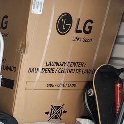 Single Unit Front Load LG Tower 4.5 cu. ft. Washer & 7.4 cu. ft. Electric Dryer