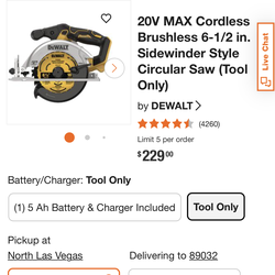 Dewalt Circular Saw (Brand New)