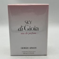 Giorgio Armani Sky di Gioia EDP 3.4 oz 100Ml New Sealed 2017 Formula *See Details*