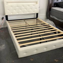 New Full Matrimonial Platform Bed Last One Floor Model Can Deliver Was $449 Now $250  Add A Mattress $99