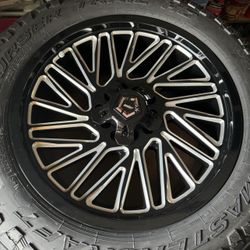 20x9 TIS wheels LT275/55r20 mastercraft tires 5x5 Wrangler 5x5.5 RAM