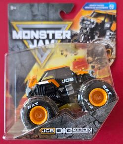 Monster Jam, "JCB Digatron", Legacy TrucksTheme, Series 46, 1/64 scale, VHTF.