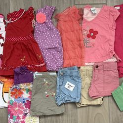 14 Piece Size 3T Girls, Summer Clothing Lot