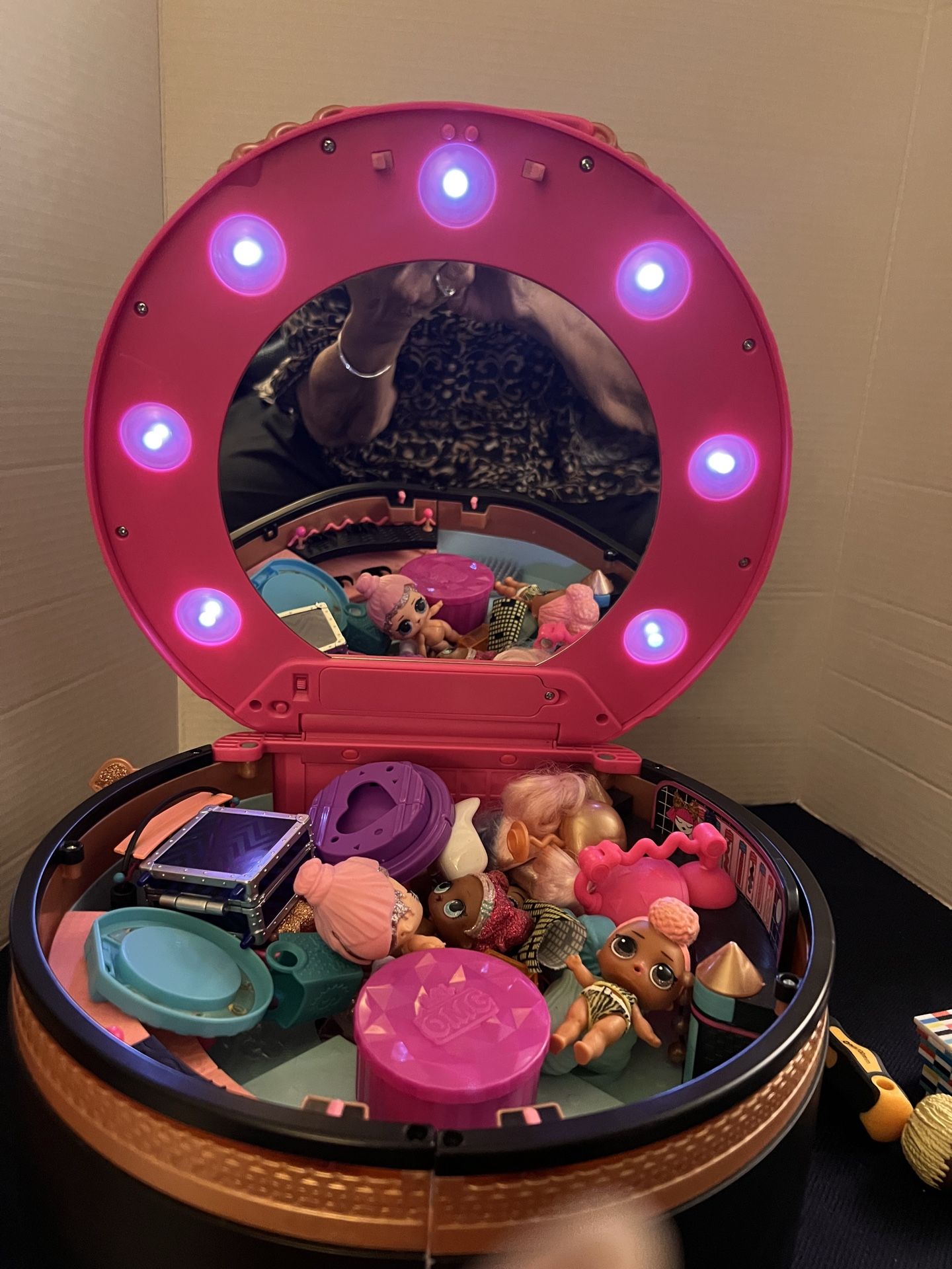 lol surprise hair salon play set