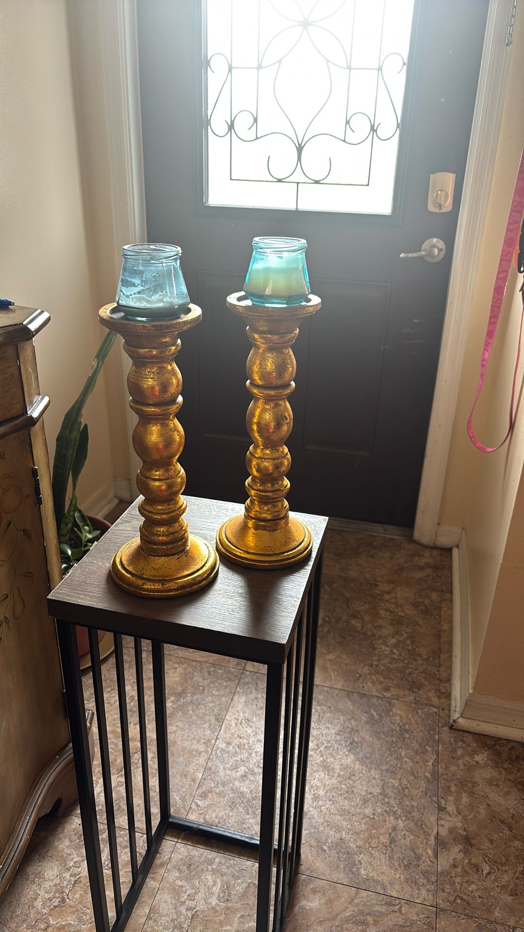 Gold Candle Holders
